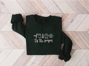 Embroidered Christmas Holiday Sweater