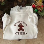 Christmas Couples Embroidered Sweatshirt