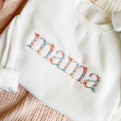 Spring Floral | Mama Embroidered |Gemma Crewneck Sweatshirt