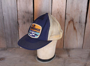 Vintage Lowrance Fishing Men's Sporting Snap Back with Fish Pin Salmon Sporting Goods