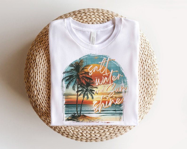 Salt Water Sunshine T-shirt, Beach T shirt