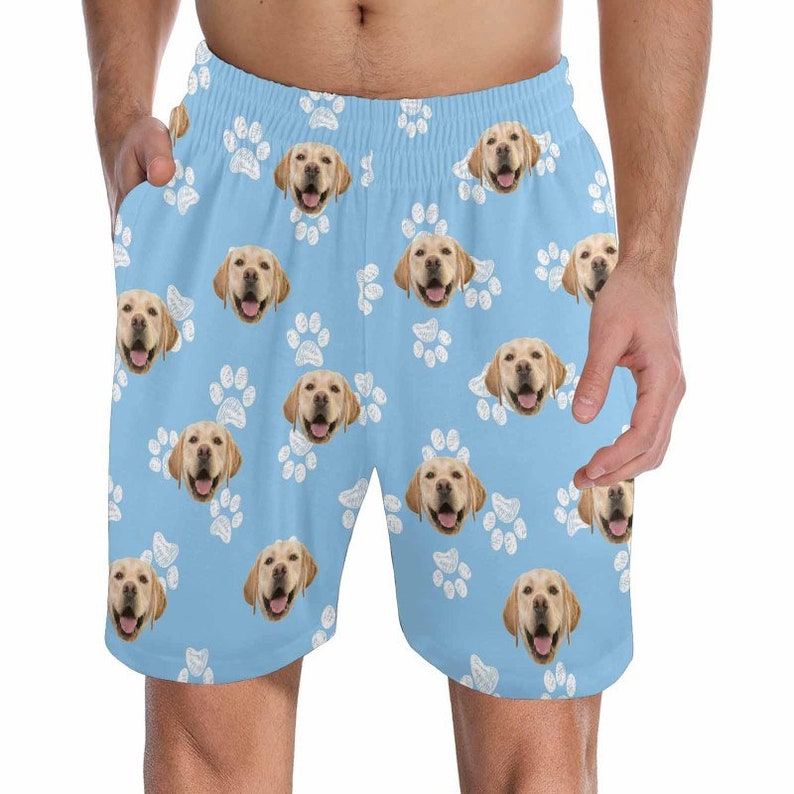 Custom Pajama Shorts｜Personalized Pajama｜Custom Pet Face Picture