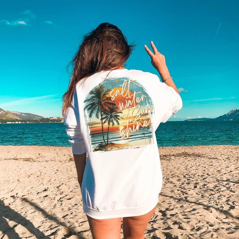 Salt Water Sunshine T-shirt, Beach T shirt