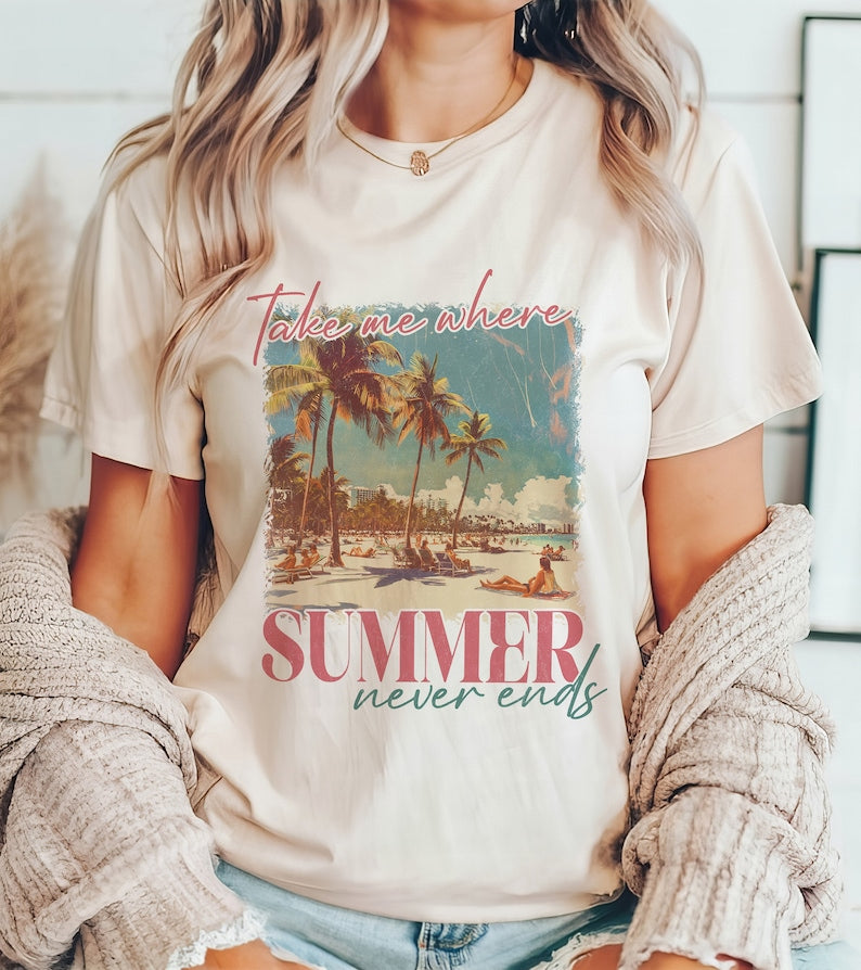 Take Me Where Summer Never Ends T-shirt