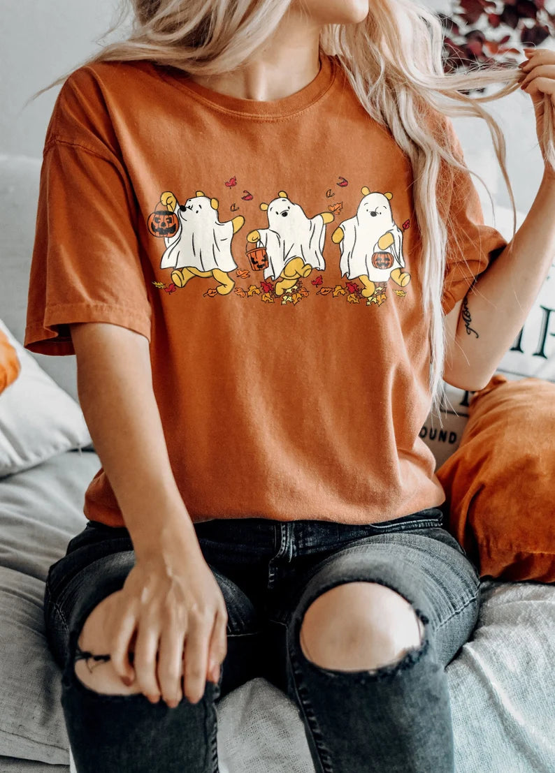 Pooh Ghost Halloween Shirt, The Pooh Halloween Shirt