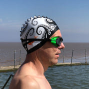 Tentacle Heads - Nancy Farmer swim hat / swim cap, swimmer gift