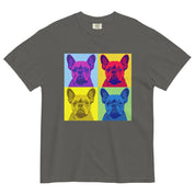 Four Frenchie pop art Style Unisex garment