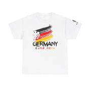 UEFA Euro 2024 Germany Flag and Coat Shirt Unisex Heavy Cotton Tee