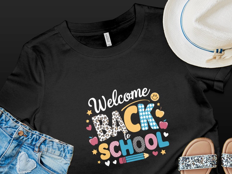 Welcome Back to School T-Shirt | Fun School Shirt| Cute First Day of School Tee