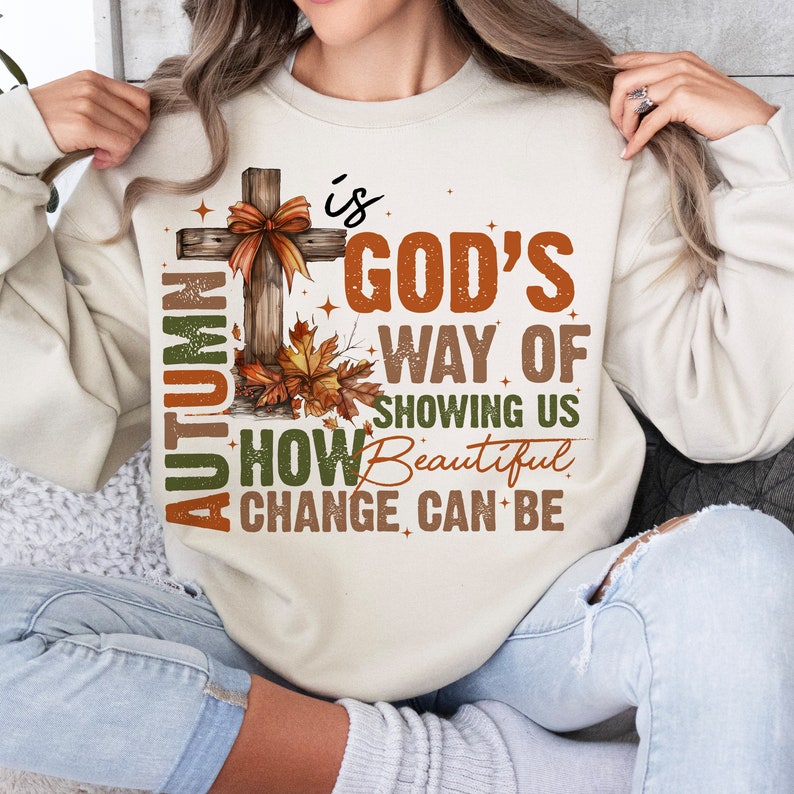 Retro T-shirt|Autumn Is God's Way Of Showing US How Beautiful Change Can Be