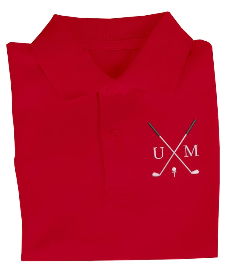 Embroidered Custom Polo Shirt, Personalised Monogrammed Golf Sports Shirt, Customised Initial Name Golf Slogan Tees, Best Gift for Golfers