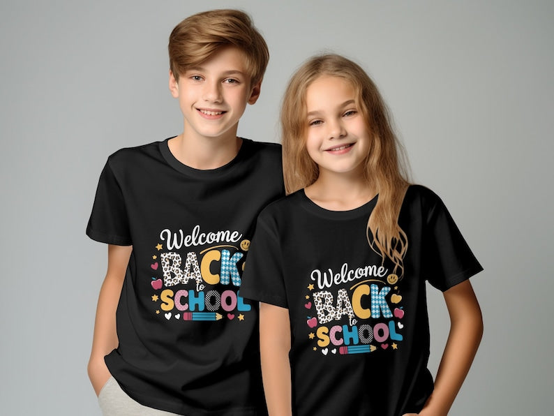 Welcome Back to School T-Shirt | Fun School Shirt| Cute First Day of School Tee