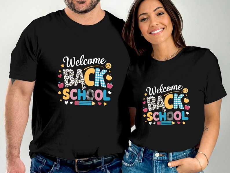 Welcome Back to School T-Shirt | Fun School Shirt| Cute First Day of School Tee