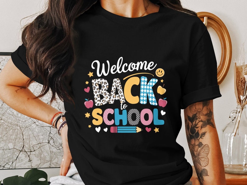 Welcome Back to School T-Shirt | Fun School Shirt| Cute First Day of School Tee