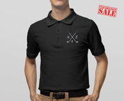 Embroidered Custom Polo Shirt, Personalised Monogrammed Golf Sports Shirt, Customised Initial Name Golf Slogan Tees, Best Gift for Golfers