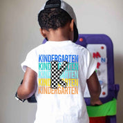 Back To School Tshirt|Personalized Kindergarten Shirt| Boys Kindergarten Shirt