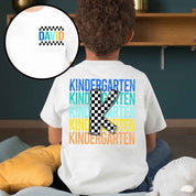 Back To School Tshirt|Personalized Kindergarten Shirt| Boys Kindergarten Shirt