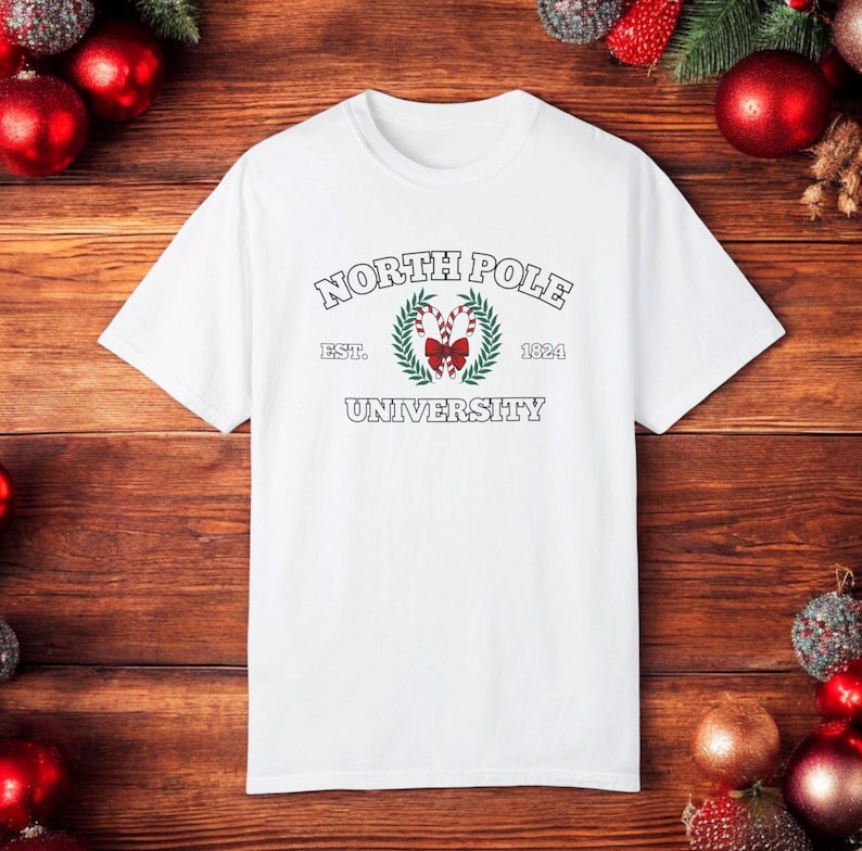 North Pole University Sweatshirt | Christmas sweater | Christmas School sweatshirt