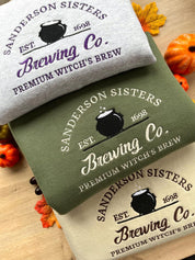 Witches Brew Embroidered Halloween Sweatshirt