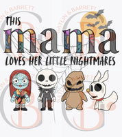 Horror Mama Customizable png| T-shirt | Sweatshirt | Hoodie