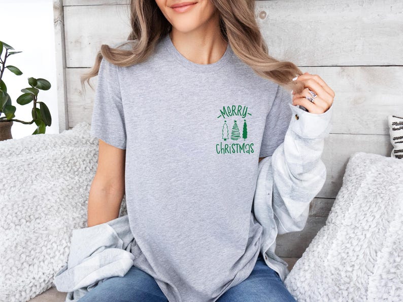 Cute Christmas Tee, Christmas Shirt | Christmas Trees Tee