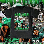 Vintage Saquon Barkley Shirt - Football T Shirt Custom Vintage Design 90s Graphic Tee Unisex Bootleg Retro NFL Gift Philadelphia Eagles Team