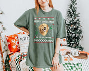 Custom Dog Photo Christmas Sweatshirt