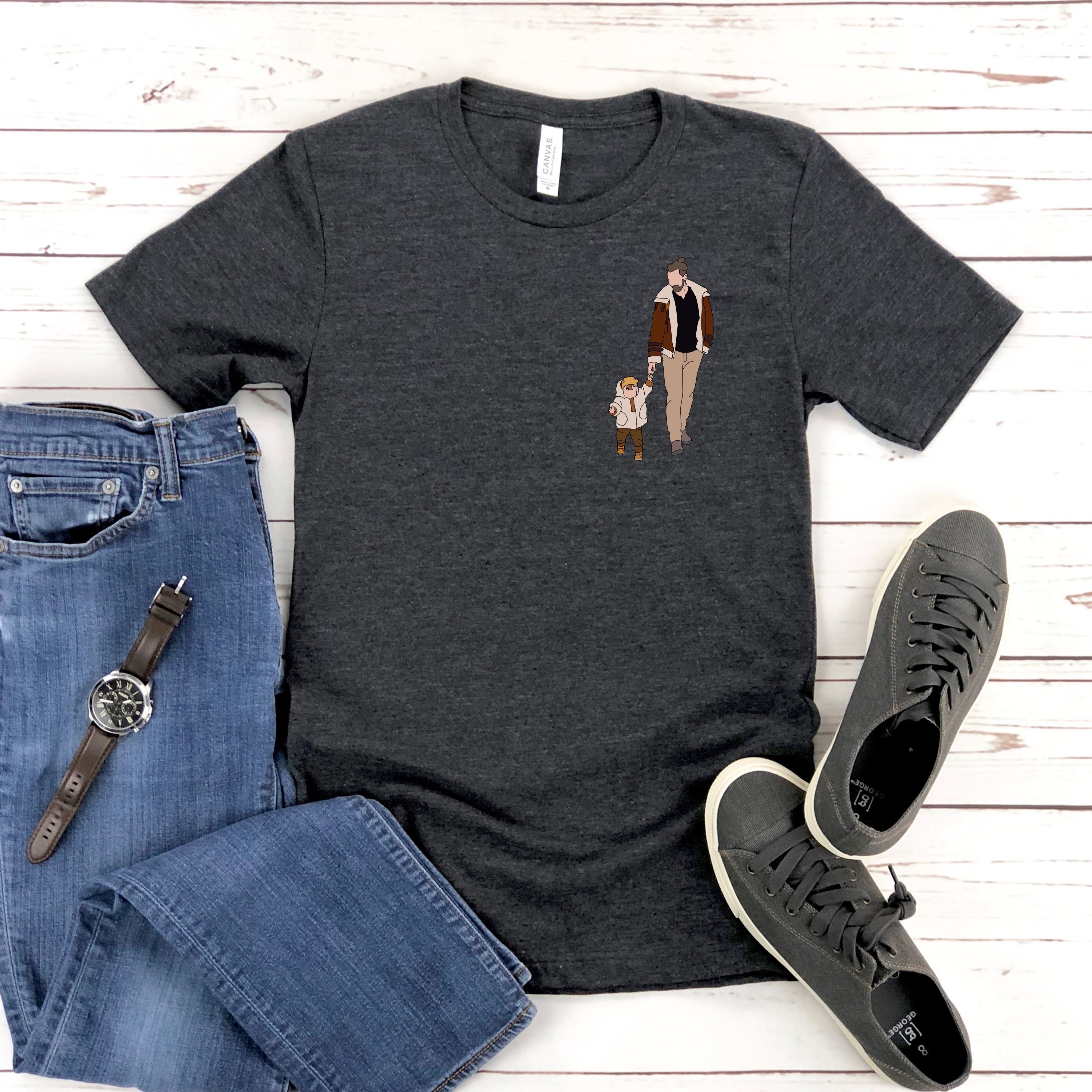 Imprint｜Custom Family Portrait Shirt｜Outline Sweater｜For Him｜Father’s Day