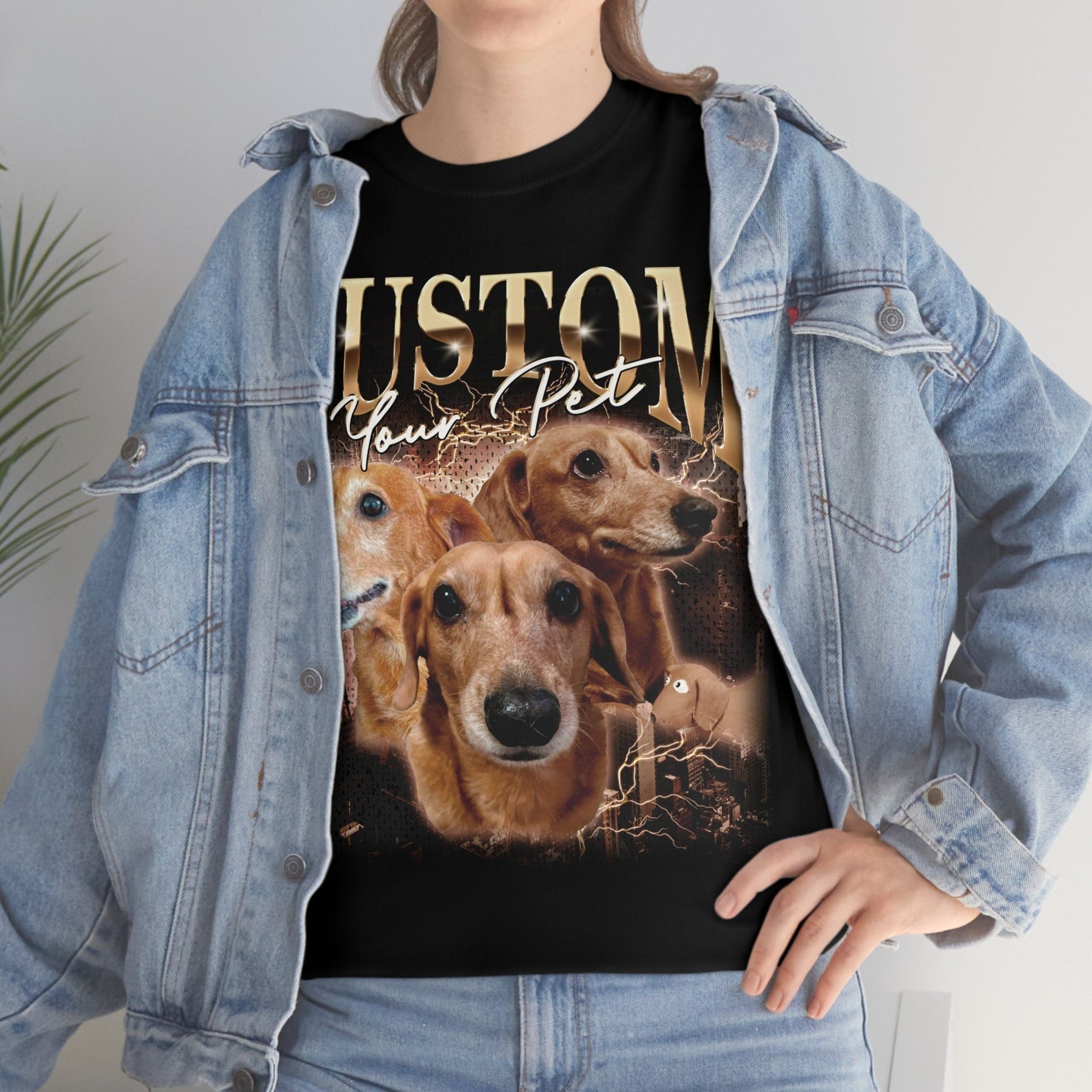 Vintage Custom Dog Shirt｜Custom Pet T-Shirt