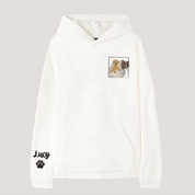 Personalized Dog Hoodie |  With Portrait from Photo | Embroidered Pet's Photo Sweatshirt