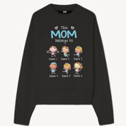 Personalized Mom Grandma Belongs To Kids Name T Shirt