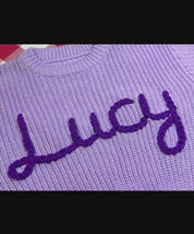 Personalized Baby Sweater, Custom Name Sweater