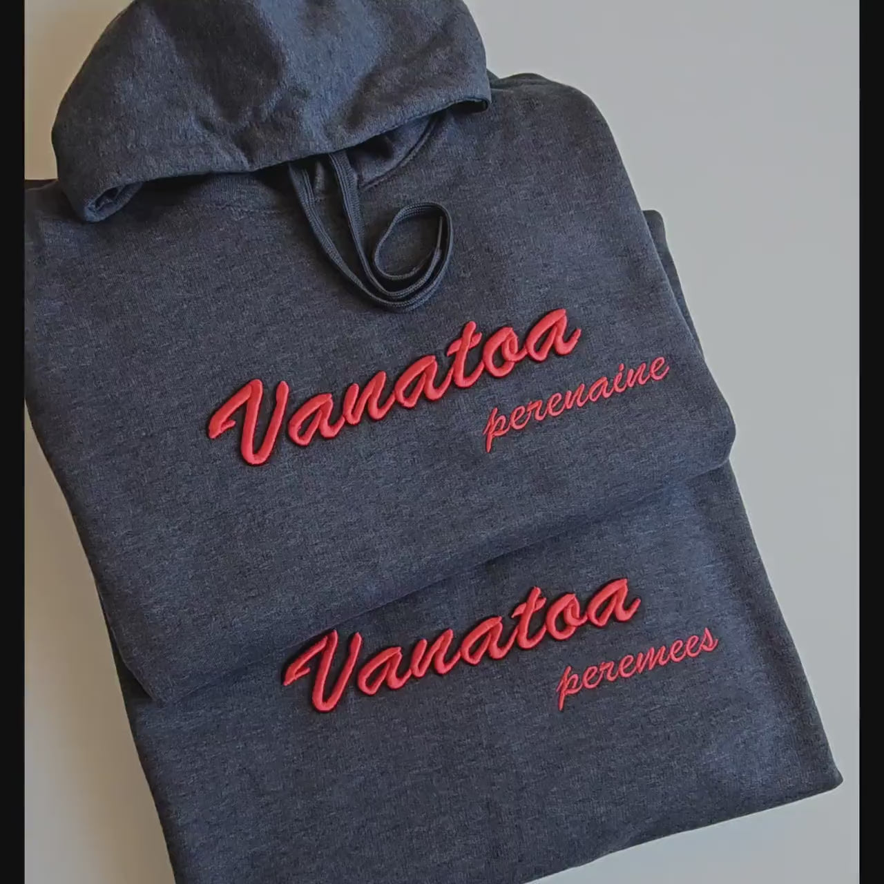 Custom 3D Text Embroidery Hoodie Personalised Puff Text Sweatshirt for Gift Idea