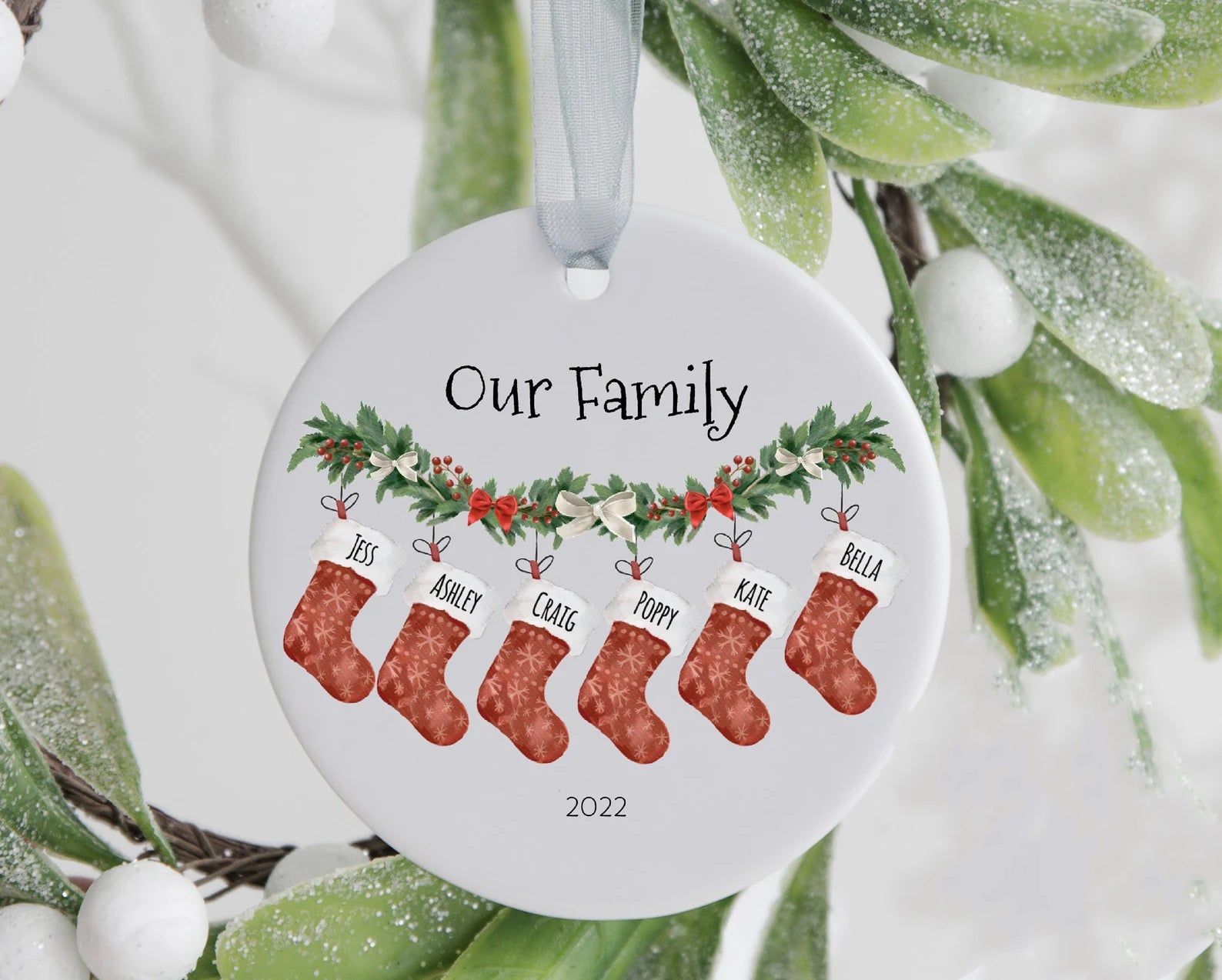 Personalised Family Christmas Ornament