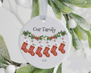 Personalised Family Christmas Ornament