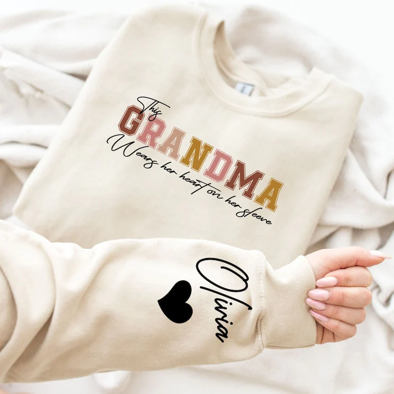 Ich trage mein Herz auf der Zunge Muttertag Sweatshirt