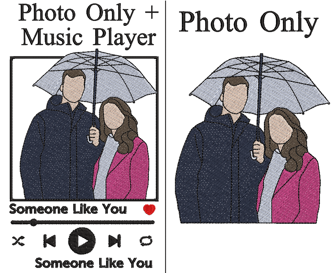 Embroidered Tshirt｜Music Sweatshirt｜Couple｜Gift