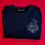 Pet portrait Custom | Embroidered Sweatshirt