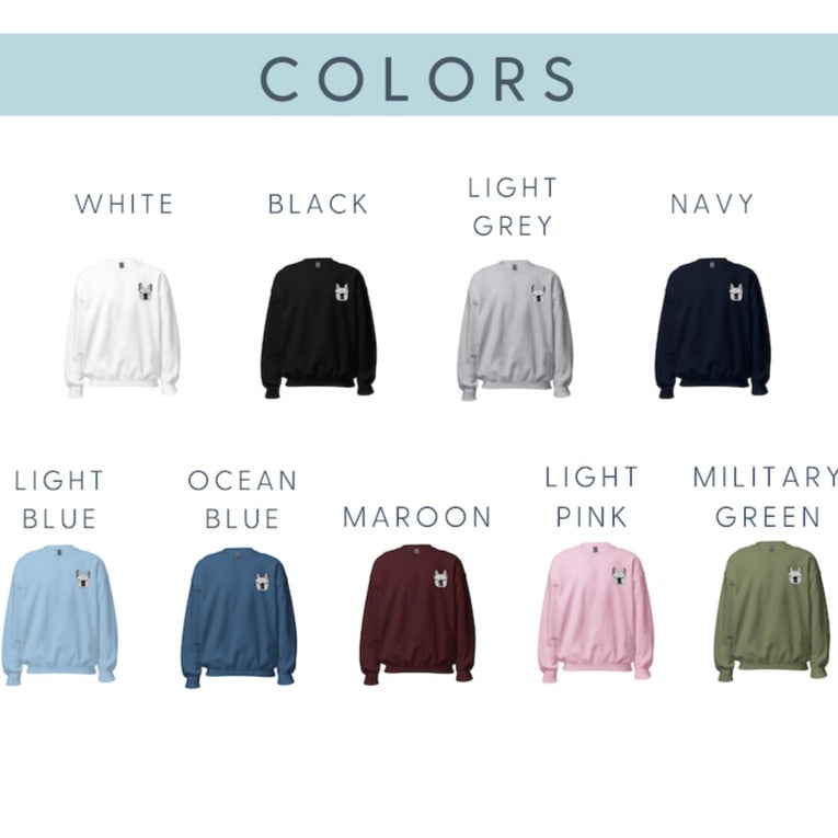 Custom EMBROIDERED｜Pet｜Sweater｜Photo + Name