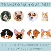 Custom EMBROIDERED｜Pet｜Sweater｜Photo + Name