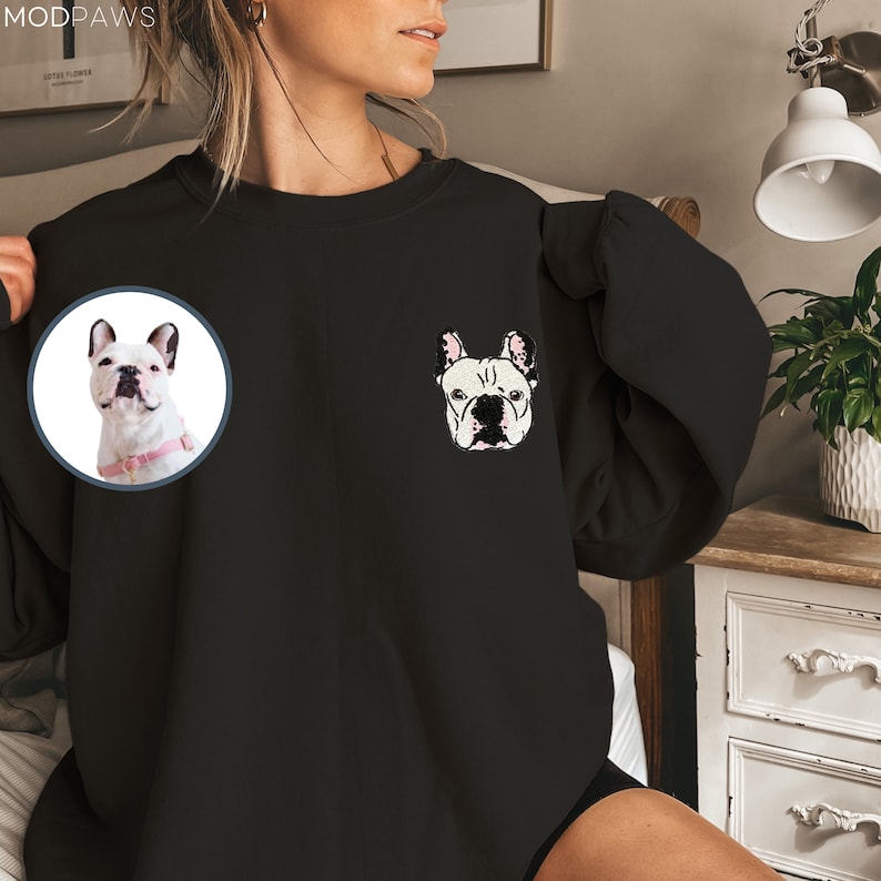 Custom EMBROIDERED｜Pet｜Sweater｜Photo + Name