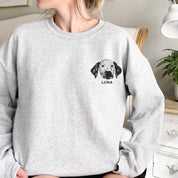 Custom EMBROIDERED｜Pet｜Sweater｜Photo + Name