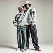 Hoodie Lustiges Paar Kapuzenpullover Namensstickerei Unisex Übergroß Casual